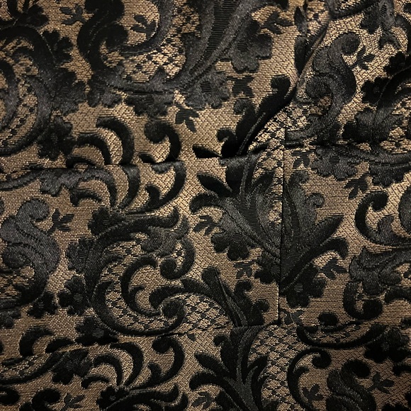 Vintage Ann Taylor Loft Brocade Dress & Jacket Set - Picture 7 of 11